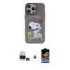 MARSİLYAN™- iPhone 14 Pro Max Kılıf Zirve Form Özel Seri - Siyah Buffer Hayalet Cam Ekran Koruyucu + Bilvis Titan Kamera Lens - GS