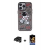 MARSİLYAN™- iPhone 14 Pro Max Kılıf Zirve Form Özel Seri - Siyah Buffer Hayalet Cam Ekran Koruyucu + Raze Metal Kamera Lens - GS