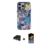 MARSİLYAN™- iPhone 14 Pro Max Kılıf Zirve Form Özel Seri - Siyah Buffer Hayalet Cam Ekran Koruyucu + Raze Metal Kamera Lens - GS