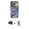 MARSİLYAN™- iPhone 14 Pro Max Kılıf Zirve Form Özel Seri - Siyah Joko 5D Cam + Raze Metal Kamera Lens - GD