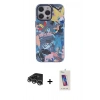 MARSİLYAN™- iPhone 14 Pro Max Kılıf Zirve Form Özel Seri - Siyah Joko 5D Cam + Raze Metal Kamera Lens - GS