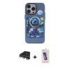 MARSİLYAN™- iPhone 14 Pro Max Kılıf Zirve Form Özel Seri - Siyah Joko 5D Cam + Raze Metal Kamera Lens - GS