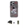 MARSİLYAN™- iPhone 14 Pro Max Kılıf Zirve Form Özel Seri - Siyah Joko Magic 5D Hayalet Cam + Raze Metal Kamera Lens - GD