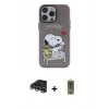MARSİLYAN™- iPhone 14 Pro Max Kılıf Zirve Form Özel Seri - Siyah Joko Magic 5D Hayalet Cam + Raze Metal Kamera Lens - GS
