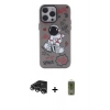 MARSİLYAN™- iPhone 14 Pro Max Kılıf Zirve Form Özel Seri - Siyah Joko Magic 5D Hayalet Cam + Raze Metal Kamera Lens - GS