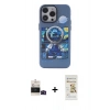 MARSİLYAN™- iPhone 14 Pro Max Kılıf Zirve Form Özel Seri - Siyah Mat Seramik Nano Ekran Koruyucu + Bilvis Titan Kamera Lens - SH