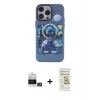 MARSİLYAN™- iPhone 14 Pro Max Kılıf Zirve Form Özel Seri - Siyah Mat Seramik Nano Ekran Koruyucu + Bilvis Titan Kamera Lens - GD