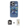 MARSİLYAN™- iPhone 14 Pro Max Kılıf Zirve Form Özel Seri - Siyah Mat Seramik Nano Ekran Koruyucu + PVD Metal Kamera Lens - TU