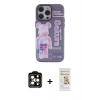 MARSİLYAN™- iPhone 14 Pro Max Kılıf Zirve Form Özel Seri - Siyah Mat Seramik Nano Ekran Koruyucu + PVD Metal Kamera Lens - TU