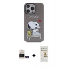 MARSİLYAN™- iPhone 14 Pro Max Kılıf Zirve Form Özel Seri - Siyah Mat Seramik Nano Ekran Koruyucu + Siyah Bilvis Titan Kamera Lens