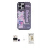 MARSİLYAN™- iPhone 14 Pro Max Kılıf Zirve Form Özel Seri - Siyah Mat Seramik Nano Ekran Koruyucu + Siyah Bilvis Titan Kamera Lens