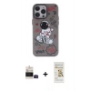 MARSİLYAN™- iPhone 14 Pro Max Kılıf Zirve Form Özel Seri - Siyah Mat Seramik Nano Ekran Koruyucu + Siyah Bilvis Titan Kamera Lens