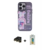 MARSİLYAN™- iPhone 14 Pro Max Kılıf Zirve Form Özel Seri - Siyah Polymer Nano Ekran Koruyucu + Raze Metal Kamera Lens - GD