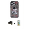 MARSİLYAN™- iPhone 14 Pro Max Kılıf Zirve Form Özel Seri - Siyah Polymer Nano Ekran Koruyucu + Raze Metal Kamera Lens - GD