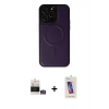 MARSİLYAN™- iPhone 14 Pro Max Kılıf Zirve Işık Serisi - Siyah Joko 5D Cam + Bilvis Titan Kamera Lens - GS