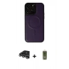 MARSİLYAN™- iPhone 14 Pro Max Kılıf Zirve Işık Serisi - Siyah Joko Magic 5D Hayalet Cam + Raze Metal Kamera Lens - GS