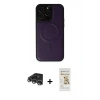 MARSİLYAN™- iPhone 14 Pro Max Kılıf Zirve Işık Serisi - Siyah Mat Seramik Nano Ekran Koruyucu + Raze Metal Kamera Lens - GS