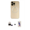 MARSİLYAN™- iPhone 14 Pro Max Kılıf Zirve Klasik Prime - Siyah Joko 5D Cam + Bilvis Titan Kamera Lens - SH