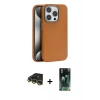 MARSİLYAN™- iPhone 14 Pro Max Kılıf Zirve Modern Prime - Şeffaf 360 Full Body Arka Koruyucu + Raze Metal Kamera Lens - GD