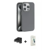 MARSİLYAN™- iPhone 14 Pro Max Kılıf Zirve Modern Prime - Şeffaf Pasifik Cam Ekran Koruyucu + Raze Metal Kamera Lens - GS