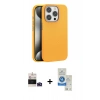 MARSİLYAN™- iPhone 14 Pro Max Kılıf Zirve Modern Prime - Şeffaf Royal Nano Ekran Koruyucu + Bilvis Titan Kamera Lens - DNMR