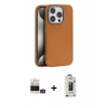 MARSİLYAN™- iPhone 14 Pro Max Kılıf Zirve Modern Prime - Siyah Bilvis Hayalet Cam Ekran Koruyucu + Bilvis Titan Kamera Lens - GD