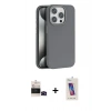 MARSİLYAN™- iPhone 14 Pro Max Kılıf Zirve Modern Prime - Siyah Joko 5D Cam + Bilvis Titan Kamera Lens - SH