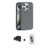 MARSİLYAN™- iPhone 14 Pro Max Kılıf Zirve Modern Prime - Siyah Joko 5D Cam + Raze Metal Kamera Lens - GS