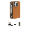 MARSİLYAN™- iPhone 14 Pro Max Kılıf Zirve Modern Prime - Siyah Joko Magic 5D Hayalet Cam + Bilvis Titan Kamera Lens - SH