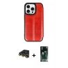 MARSİLYAN™- iPhone 14 Pro Max Kılıf Zirve Yansıma Serisi - Şeffaf 360 Full Body Arka Koruyucu + Raze Metal Kamera Lens - GD