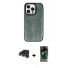 MARSİLYAN™- iPhone 14 Pro Max Kılıf Zirve Yansıma Serisi - Şeffaf 360 Full Body Arka Koruyucu + Raze Metal Kamera Lens - GD