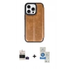 MARSİLYAN™- iPhone 14 Pro Max Kılıf Zirve Yansıma Serisi - Şeffaf Royal Nano Ekran Koruyucu + Bilvis Titan Kamera Lens - SH