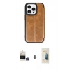 MARSİLYAN™- iPhone 14 Pro Max Kılıf Zirve Yansıma Serisi - Siyah 6D Mat Seramik Hayalet Nano Ekran Koruyucu + Bilvis Titan Kamera Lens - GS