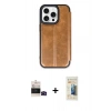 MARSİLYAN™- iPhone 14 Pro Max Kılıf Zirve Yansıma Serisi - Siyah 6D Mat Seramik Hayalet Nano Ekran Koruyucu + Bilvis Titan Kamera Lens - SH