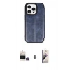 MARSİLYAN™- iPhone 14 Pro Max Kılıf Zirve Yansıma Serisi - Siyah Bilvis 3D Mat Cam Ekran Koruyucu + Bilvis Titan Kamera Lens - GD