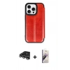 MARSİLYAN™- iPhone 14 Pro Max Kılıf Zirve Yansıma Serisi - Siyah Bilvis 3D Mat Cam Ekran Koruyucu + Raze Metal Kamera Lens - GS