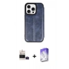 MARSİLYAN™- iPhone 14 Pro Max Kılıf Zirve Yansıma Serisi - Siyah Bilvis 5in1 3D Magic Cam Ekran Koruyucu + Bilvis Titan Kamera Lens - SH
