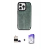 MARSİLYAN™- iPhone 14 Pro Max Kılıf Zirve Yansıma Serisi - Siyah Bilvis 5in1 3D Magic Cam Ekran Koruyucu + Bilvis Titan Kamera Lens - SH