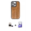 MARSİLYAN™- iPhone 14 Pro Max Kılıf Zirve Yansıma Serisi - Siyah Bilvis 5in1 5D Magic Hayalet Cam Ekran Koruyucu + Bilvis Titan Kamera Lens - SH