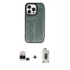 MARSİLYAN™- iPhone 14 Pro Max Kılıf Zirve Yansıma Serisi - Siyah Bilvis Hayalet Cam Ekran Koruyucu + Bilvis Titan Kamera Lens - DNMR
