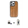 MARSİLYAN™- iPhone 14 Pro Max Kılıf Zirve Yansıma Serisi - Siyah Bilvis Hayalet Cam Ekran Koruyucu + Bilvis Titan Kamera Lens - GS