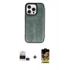 MARSİLYAN™- iPhone 14 Pro Max Kılıf Zirve Yansıma Serisi - Siyah Buffer Cam Ekran Koruyucu + Bilvis Titan Kamera Lens - DNMR