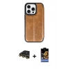 MARSİLYAN™- iPhone 14 Pro Max Kılıf Zirve Yansıma Serisi - Siyah Buffer Hayalet Cam Ekran Koruyucu + Raze Metal Kamera Lens - GD