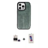 MARSİLYAN™- iPhone 14 Pro Max Kılıf Zirve Yansıma Serisi - Siyah Joko 5D Cam + Bilvis Titan Kamera Lens - DNMR