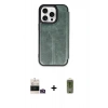 MARSİLYAN™- iPhone 14 Pro Max Kılıf Zirve Yansıma Serisi - Siyah Joko Magic 5D Hayalet Cam + Bilvis Titan Kamera Lens - GD