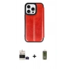 MARSİLYAN™- iPhone 14 Pro Max Kılıf Zirve Yansıma Serisi - Siyah Joko Magic 5D Hayalet Cam + Siyah Bilvis Titan Kamera Lens