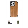 MARSİLYAN™- iPhone 14 Pro Max Kılıf Zirve Yansıma Serisi - Siyah Joko Magic 5D Hayalet Cam + Siyah Bilvis Titan Kamera Lens