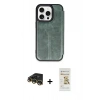 MARSİLYAN™- iPhone 14 Pro Max Kılıf Zirve Yansıma Serisi - Siyah Mat Seramik Nano Ekran Koruyucu + Raze Metal Kamera Lens - GD