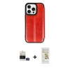 MARSİLYAN™- iPhone 14 Pro Max Kılıf Zirve Yansıma Serisi - Siyah Mat Seramik Nano Ekran Koruyucu + Bilvis Titan Kamera Lens - GS