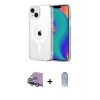 MARSİLYAN™- iPhone 15 Kılıf Ahenk Minimal Serisi - Siyah Joko Magic 5D Cam + Raze Metal Kamera Lens - YL